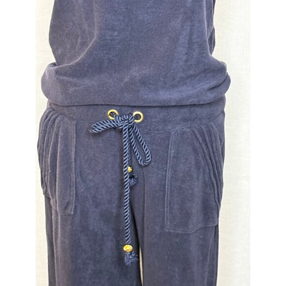 Juicy Couture Navy Terry Spaghetti Strap jumpsuit
Size Medium - Picture 3 of 8